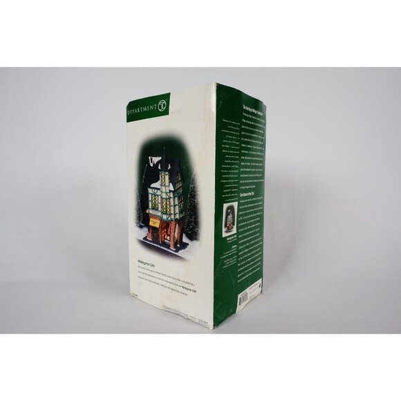 Department 56 Wintergarten Cafe Christmas in the City #58948 Lighted Building - Picture 9 of 11